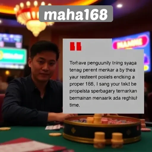 Testimoni Pengguna tentang Pengalaman di Maha168